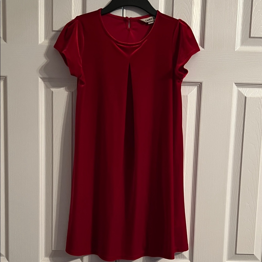 Lands' End Red dress